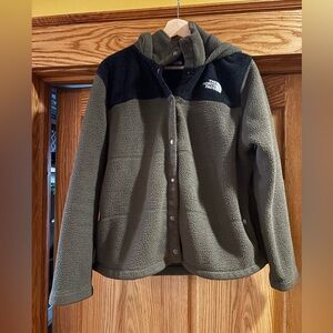 The North Face Olive and Black Women's Jacket
